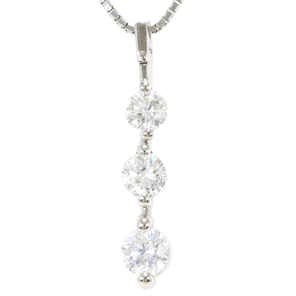 PT900 Platinum / PT850 Necklace with 1.006ct Diamond (I1 clarity), Certificat...
